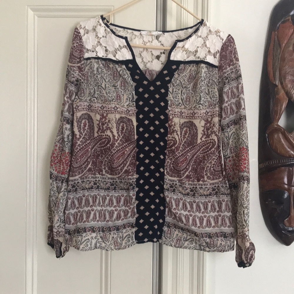 Printed floral shirt